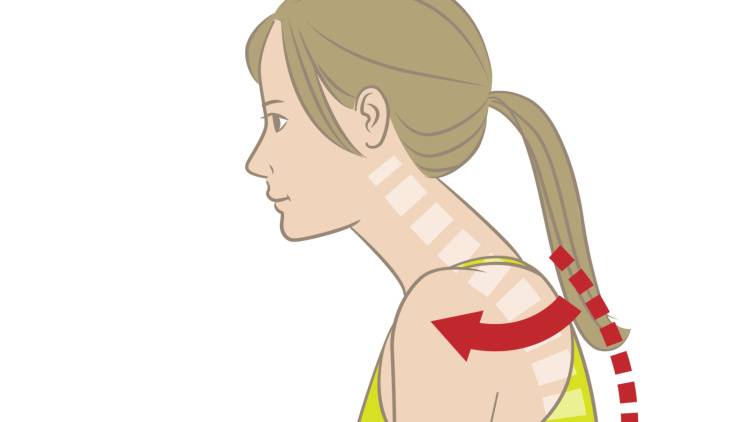 老けて見える原因【巻き肩】【カメ首】を改善！たった30秒で代謝も上がるストレッチ